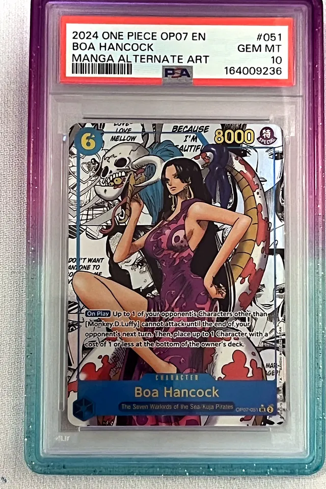 PSA 10 Boa Hancock Manga Alternate Art One Piece card
