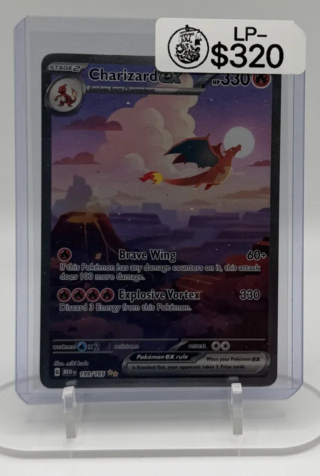 Charizard ex Pokémon trading card
