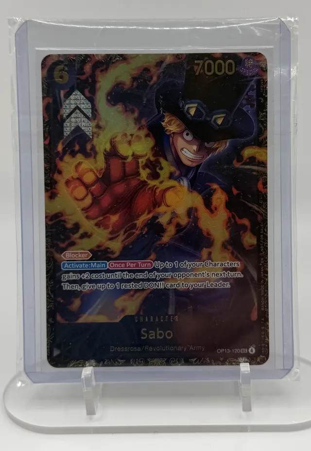 Sabo One Piece trading card