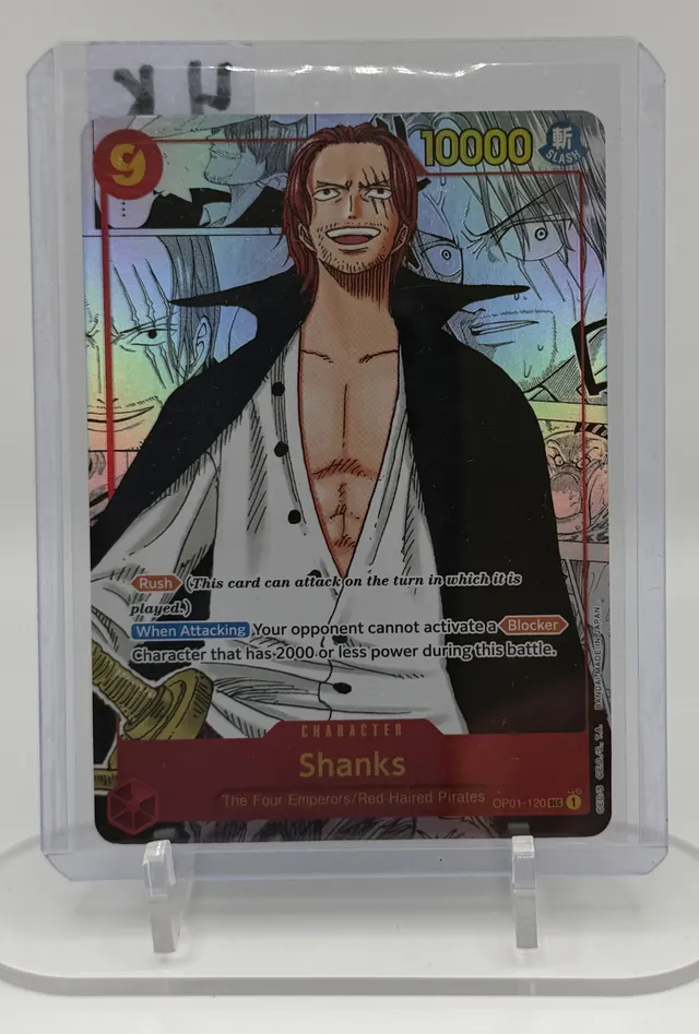 Shanks One Piece trading card