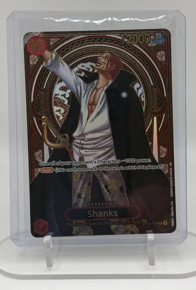 Shanks One Piece trading card