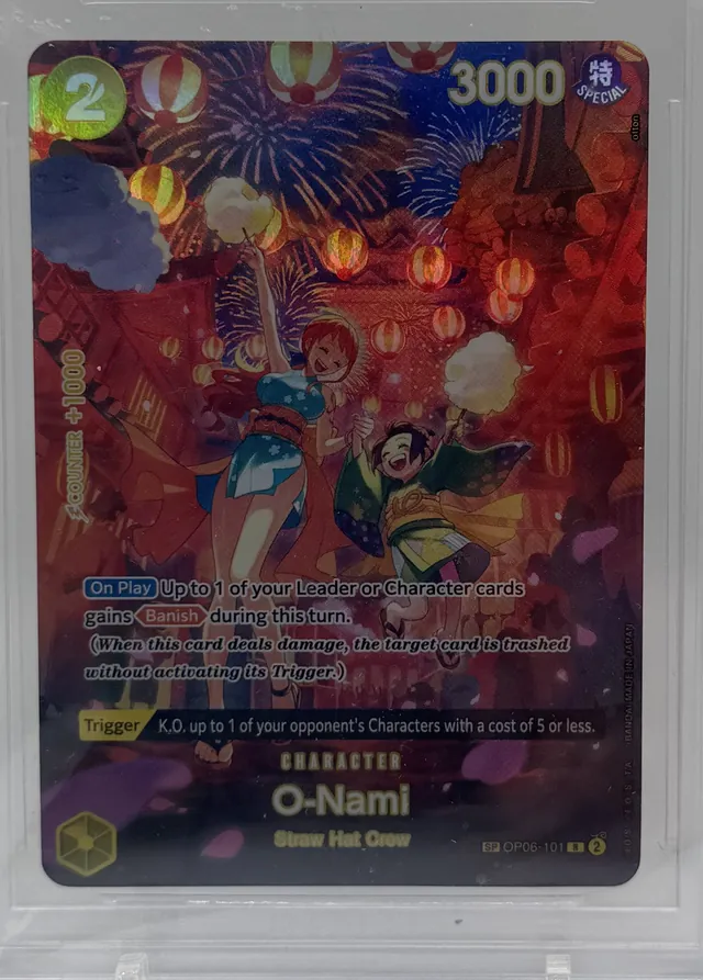 O-Nami One Piece trading card