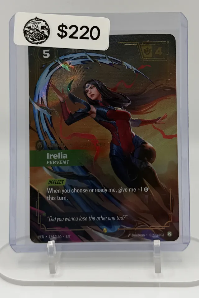 Irelia (Fervent) Riftbound trading card